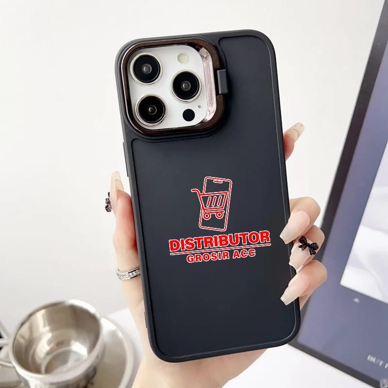 REALME C75 REALME C75X CASE MACAROON STAND CAMERA CASE KICKSTAND กล้องสีดําเท่านั้น C75 REALME C75X