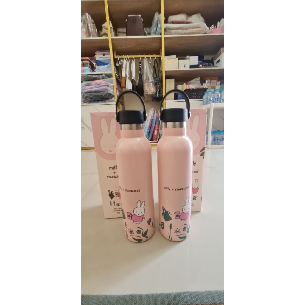 De.alesha.littleshop ขวดนําเข้า Miffy X starbuck 710 รุ่นพิเศษ