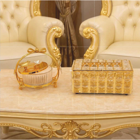 LUXURY TISSUE BOX TISSUE HOLDER MAKEUP BOX