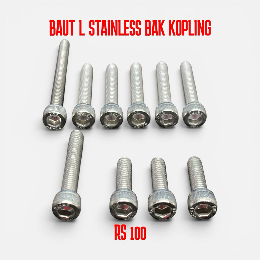 กล่องคลัทช์สแตนเลส L-BOLT สําหรับขวา RS100 RS125 RS 100 125
