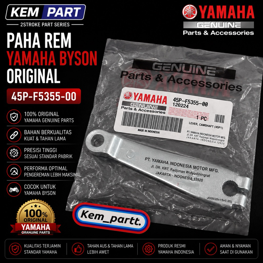 มือเบรกต้นขา byson bison pnp Rxking Original yamaha 45P-F5535-00
