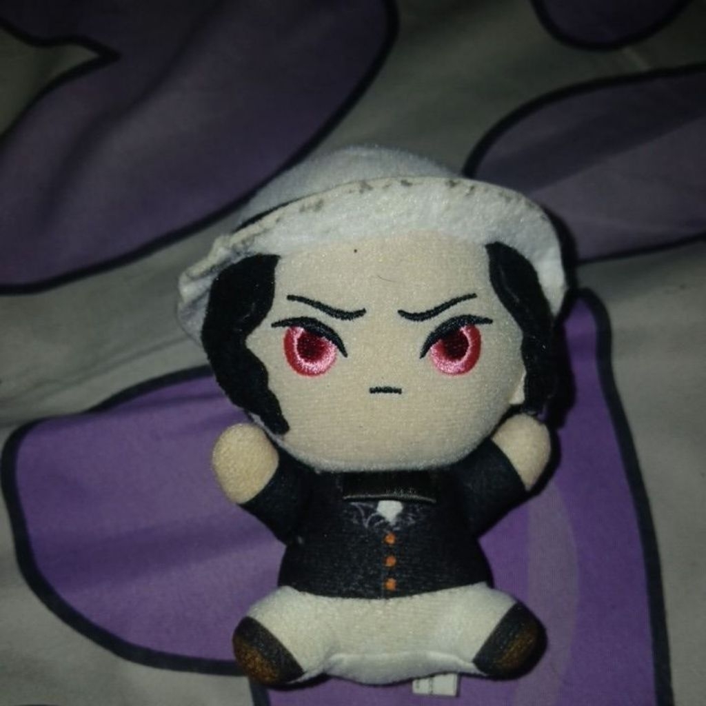 Banpresto Demon Slayer Kibutsuji Muzan Badge ตุ๊กตาอะนิเมะตุ๊กตา