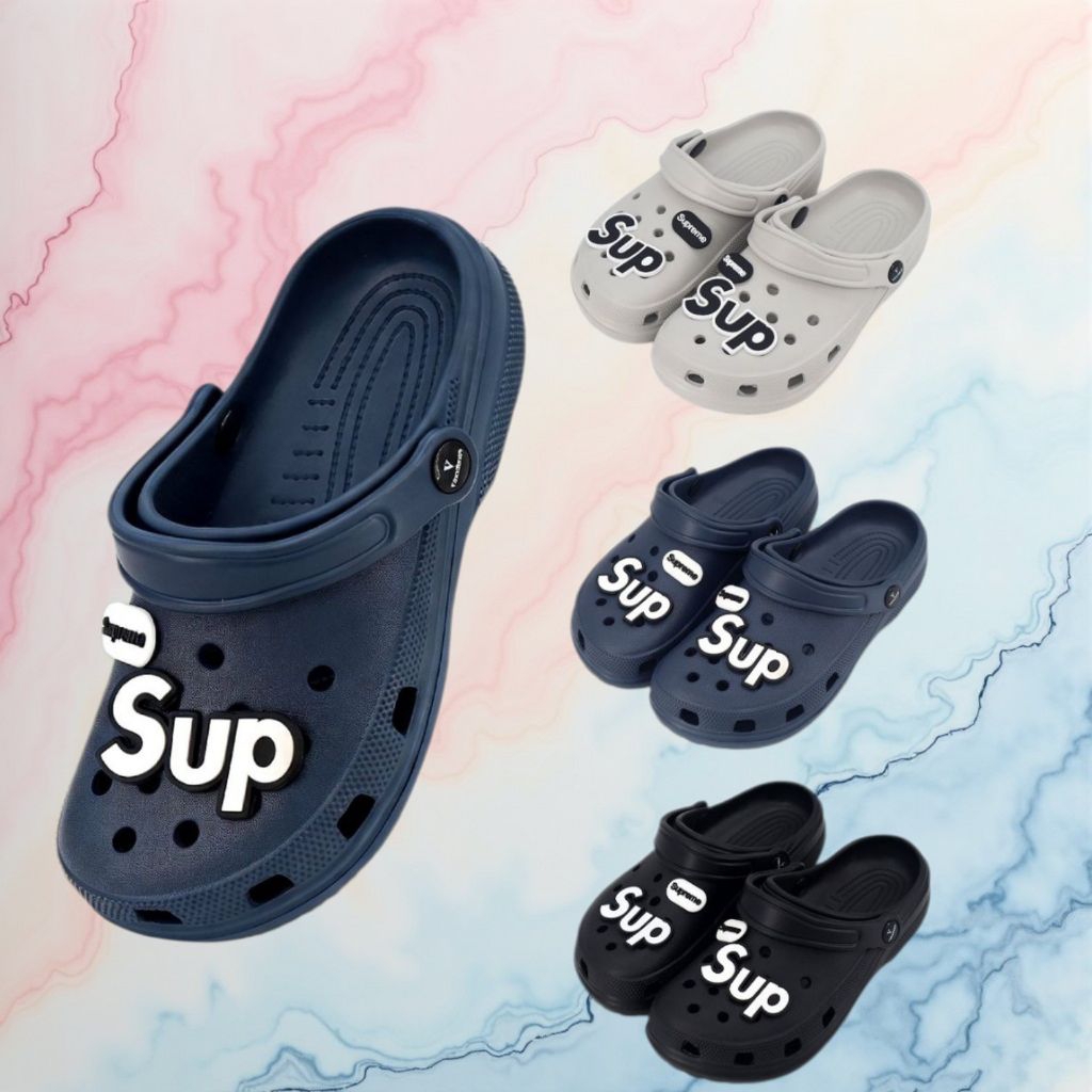 รองเท้าแตะ Crock รองเท้าแตะ Baim สําหรับผู้ชายและผู้หญิง