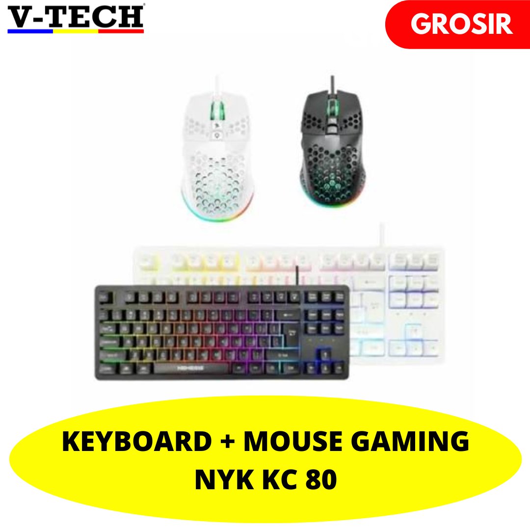 NYK KC 80 คีย์บอร์ดเกม + เมาส์
