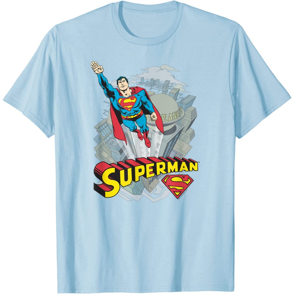 เสื้อยืดผู้ใหญ่ Superman Skyward