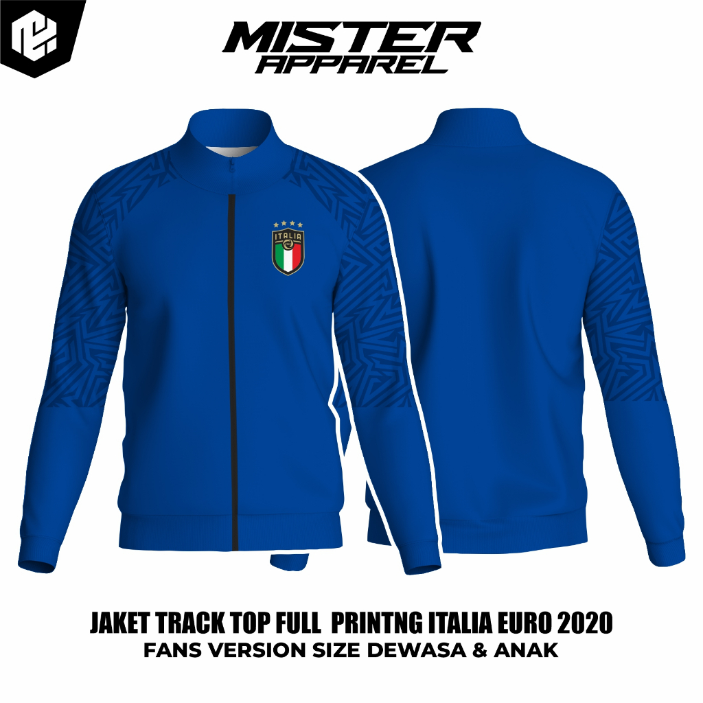 FULL PRINTING FOOTBALL TRACK TOP JACKET / IT4L1A Full Printing Track Top Jacket Lotto Material Adult