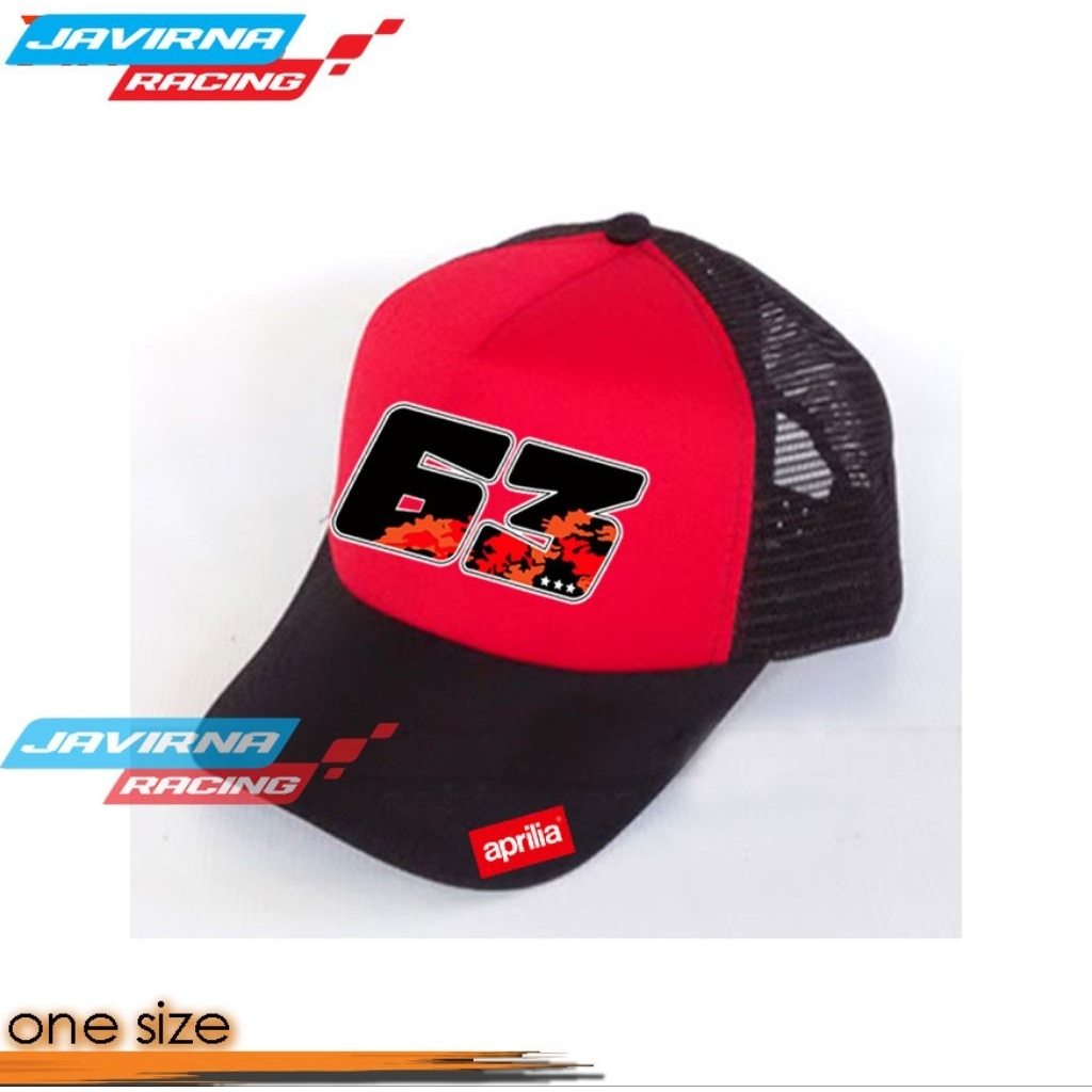หมวกทีม Bagnaia pecco 63 Aprilia Racing