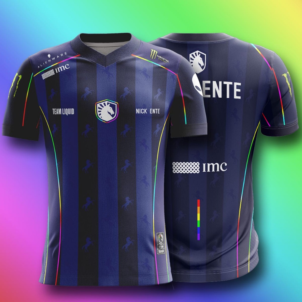 JERSEY เสื้อยืดทีม GAMING DOTA 2 CSGO ML AOV LIQUID 2026 LEGENDS
