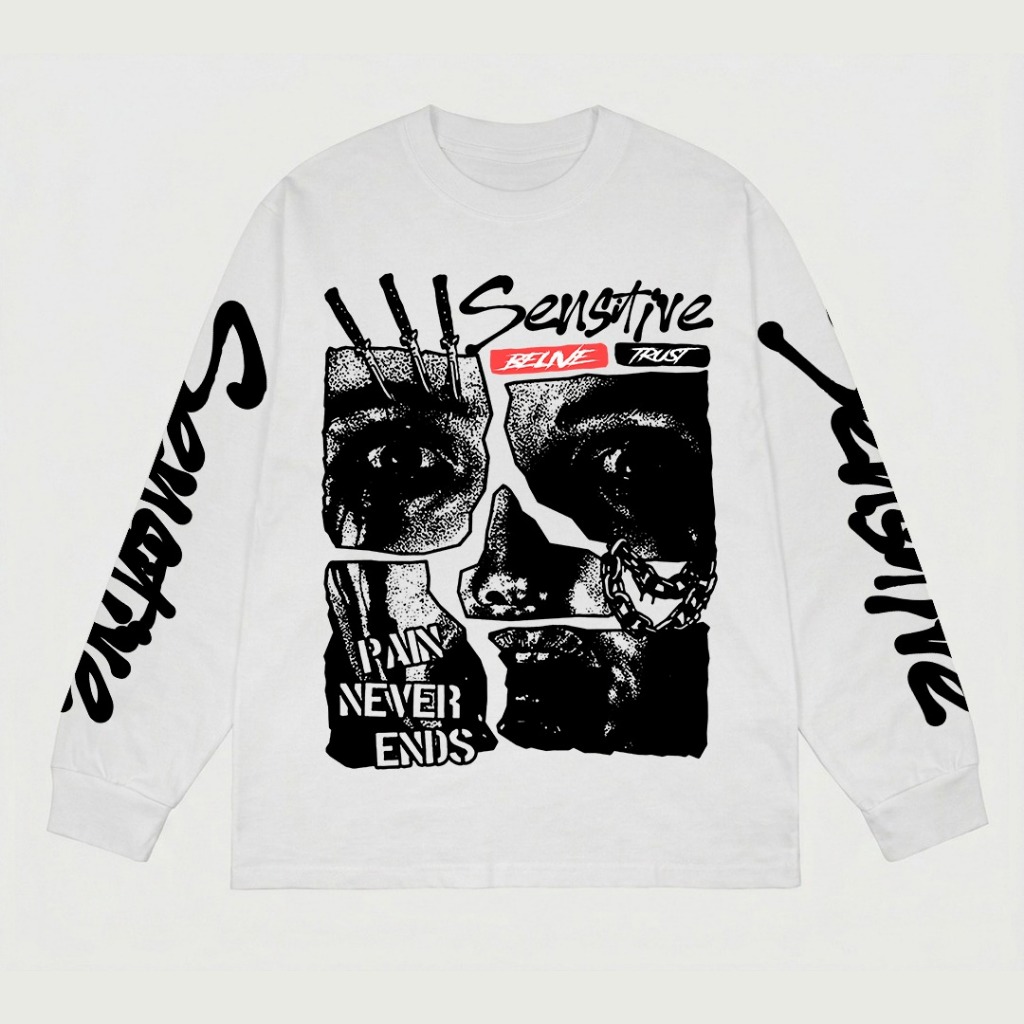TIG LONGSLEEVE BASIC SUSCEPTIBLE 24S เสื้อยืดผ้าฝ้ายรวม