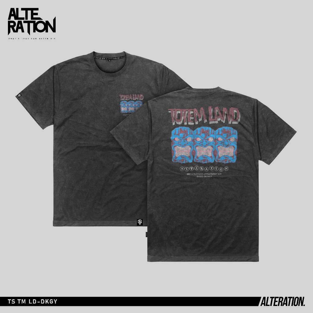 TS TM LD DKGY // T-SHIRT TOTEM LAND DARKGRAY // T-SHIRT ALTERATION