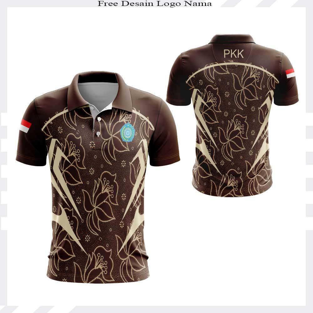 PKK Theme Polo Jersey National Family Welfare Empowerment Fullprinting