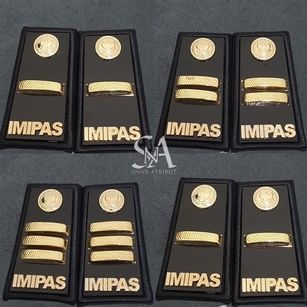 Kemenimipas Pdh Rank Group 3a ใหม่ล่าสุด | 3b | 3c | ล่าสุด Imipas Attures อะคริลิคปัก Trim