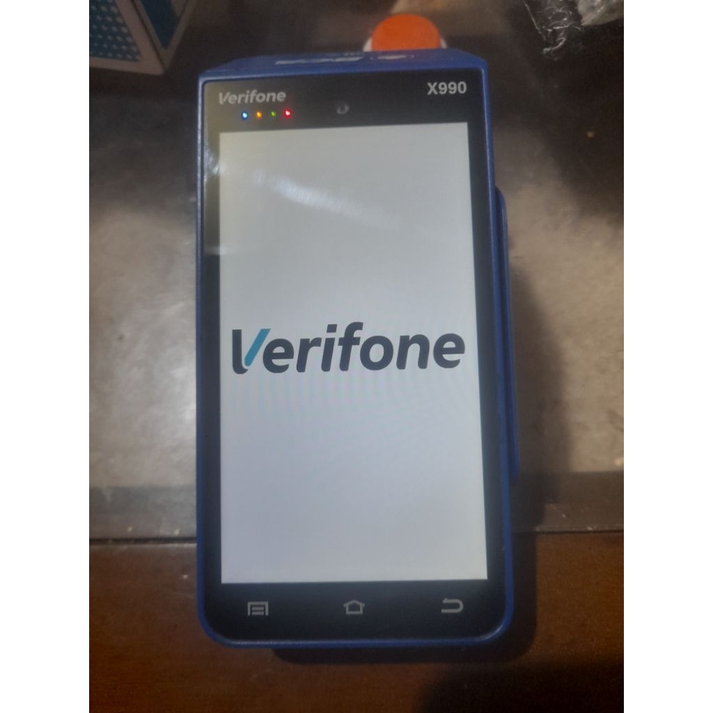 MESIN EDC Verifone X990. ตู้เอทีเอ็มขนาดเล็ก. เครื่องแอนดรอยด์ (ระบบล็อก)