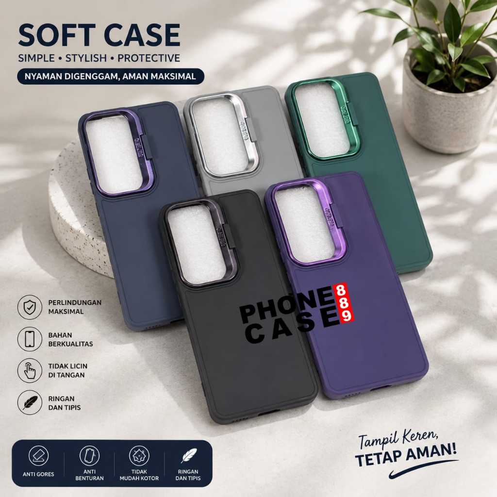 IQOO Z10 LITE CASE MACAROON STAND เคสกล้อง BRACKET KICKSTAND กล้อง IQOO Z10 LITE