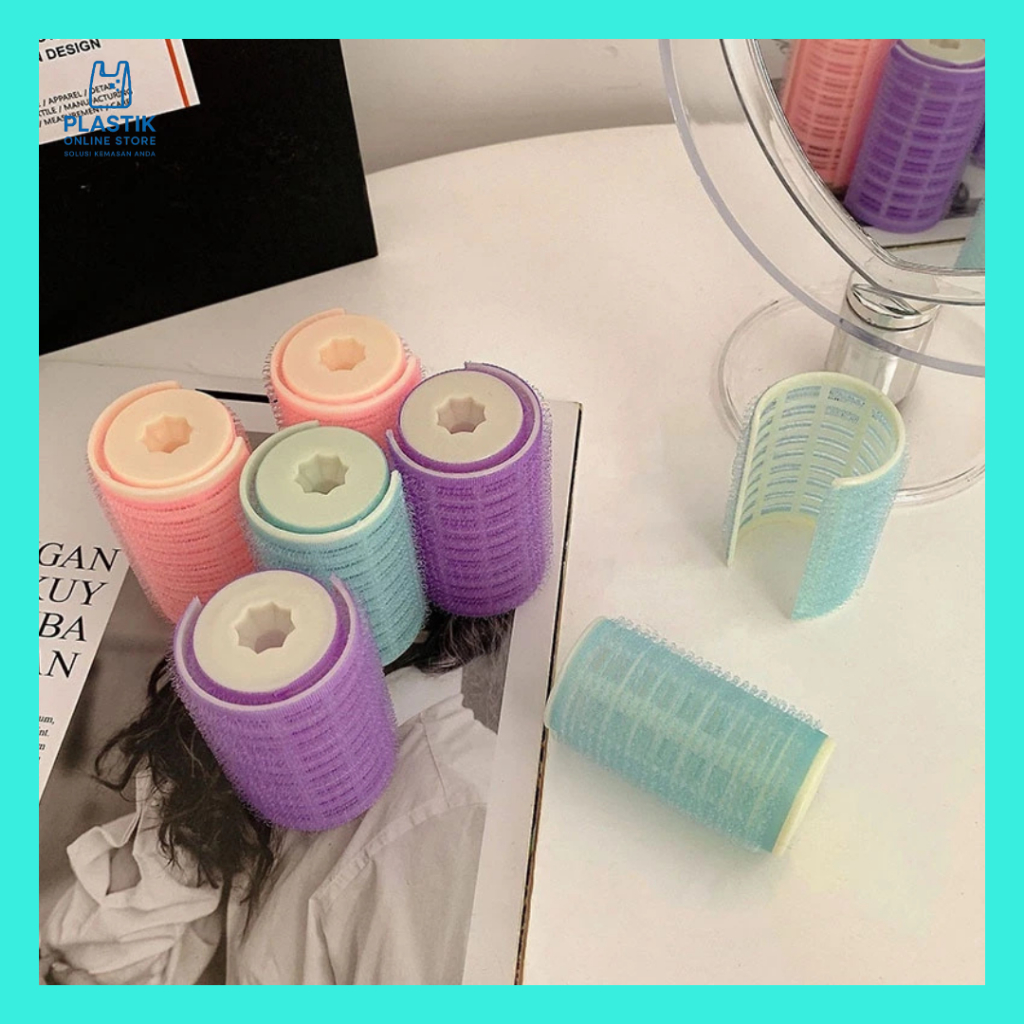 POS Roll ลูกกลิ้งม้วนผม / ลูกกลิ้งผม Velcro / ลูกกลิ้งม้วนผมธรรมดา
