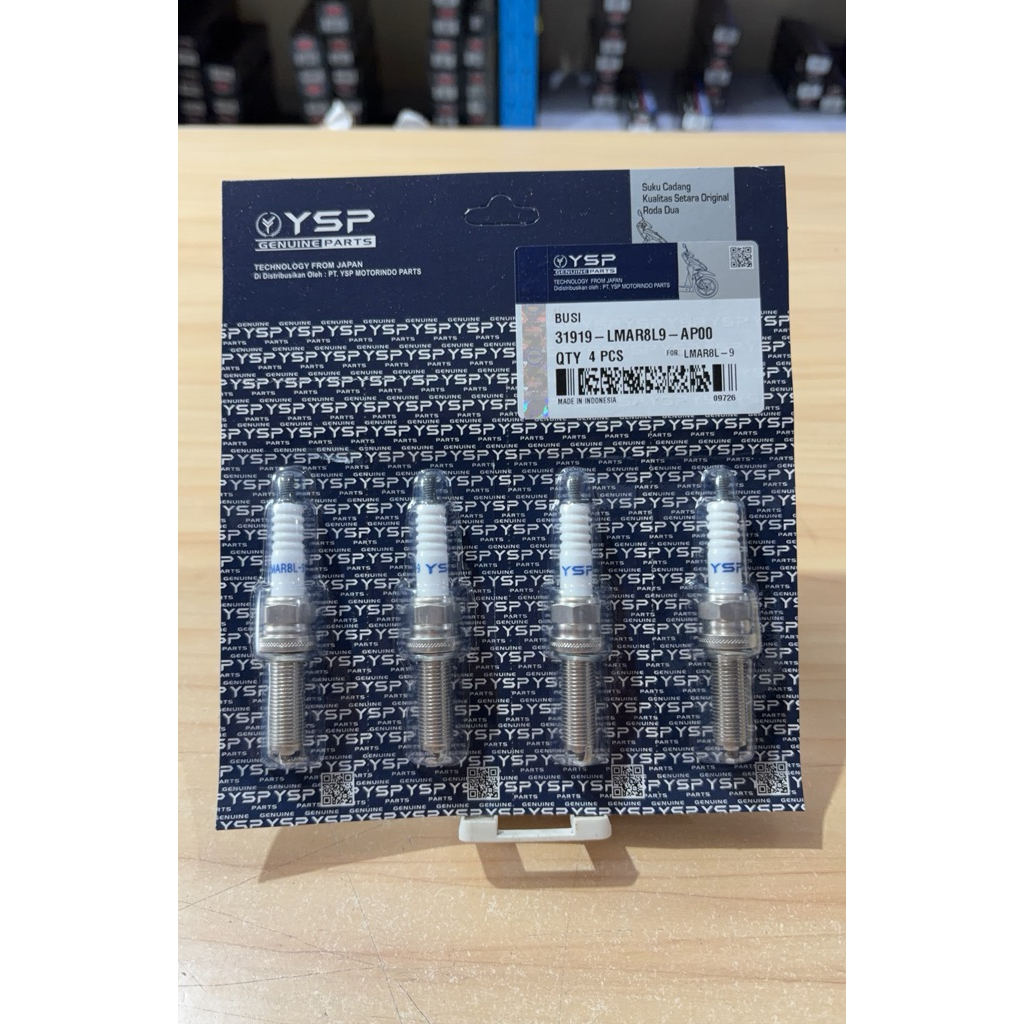 YSP หัวเทียน LMAR8L9 ราคาต่อชิ้น / LMAR8L-9 CBR 250 / Stylo 160 / Xmax 250 / Vario 160 / PCX 160 / A