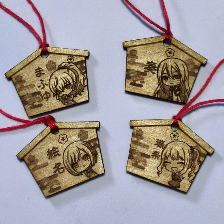 GANTUNGAN Phone Charm Project Sekai Ema Style Nightcord ที่ 25:00 Niigo Proseka สีสันเวที Kanade Yoi