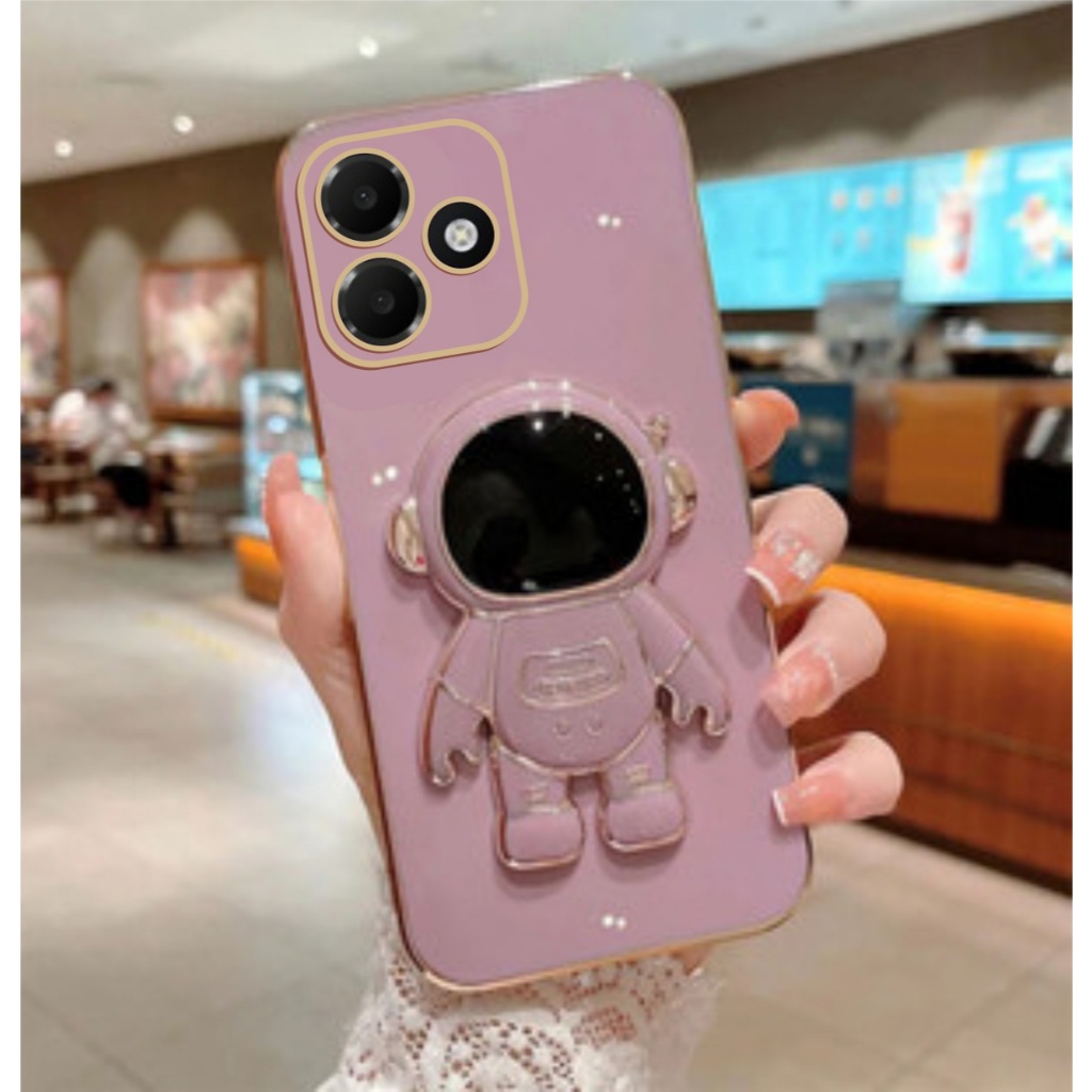 OPPO A6C Astronaut Stand เคส TPU พรีเมี่ยม