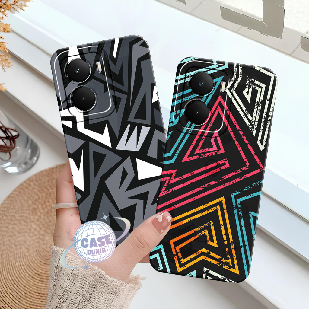 Softcase เข้ากันได้กับ Realme P3 5g - Realme P3 5g เคสยืดหยุ่น Procamera บทคัดย่อ Motif