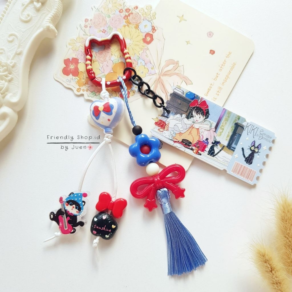 GANTUNGAN Ghibli Kiki Totoro - เสน่ห์กระเป๋า / พวงกุญแจโดย Friendly Shop.id