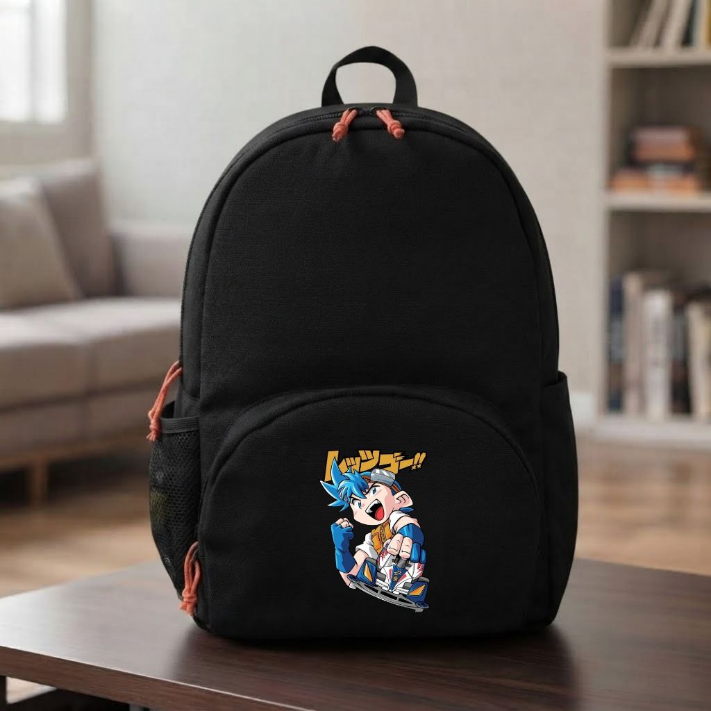 Terraforma - XD1 D355 Casual Elementary School Boys School Backpack Tamiya Design วัสดุแข็งแรงหนา
