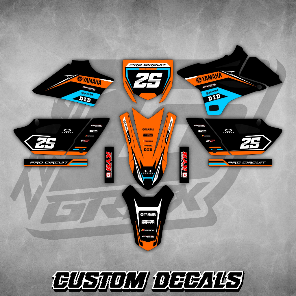 YZ85 สติ๊กเกอร์เก่า / DECAL YZ 85 ใหม่ BEBEK STANDARD DECAL STICKER YZ 85 DECAL STICKER YZ 85 ใหม่ 8
