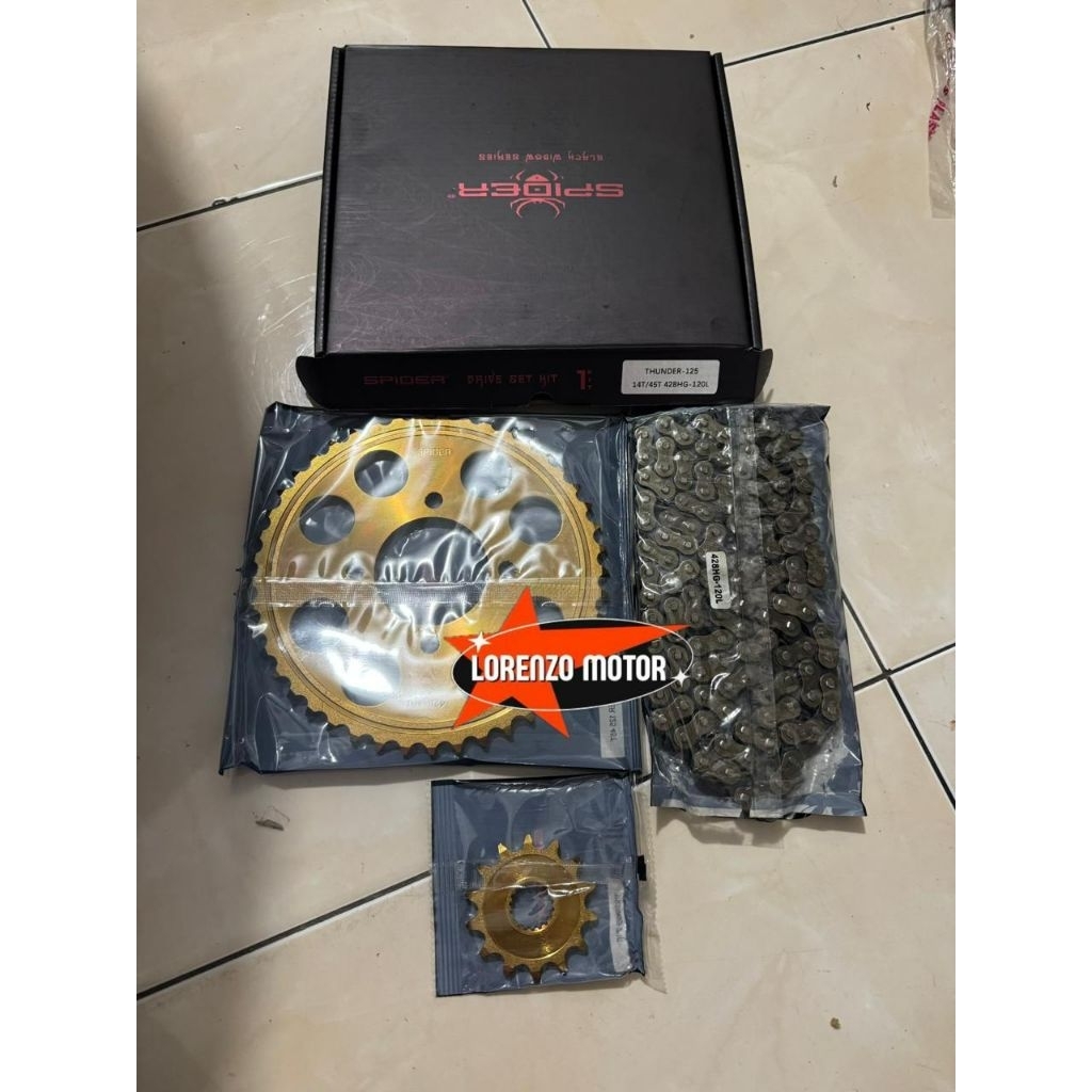 GEAR GEAR GEAR PACKAGE SET THUNDER 125 14T 45T