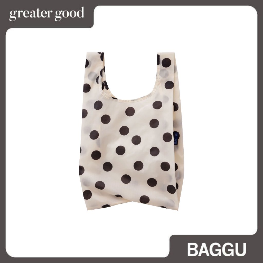 Baggu - Baby Baggu ในครีมและลายจุดดํา