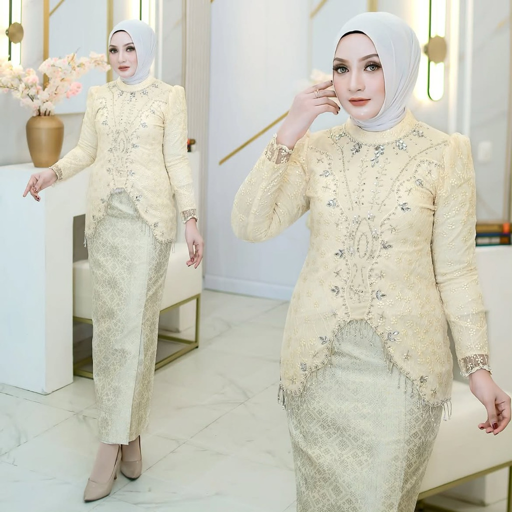 Anaya viral kebaya / shaumy / kebaya ดอกมะลิล่าสุด / rosella / qiyubi / ผ้าคลุมไหล่ kebaya / party k