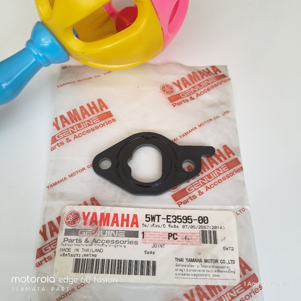 Pak paking ไฟเบอร์ไอดี manifold คาร์บูเรเตอร์ Yamaha cypton jupiter vega old lama 5WT thailand ori o