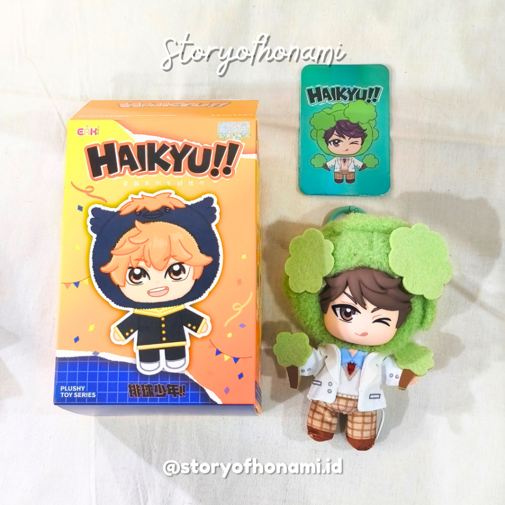 [ Oikawa Toru ] Haikyu Eaki Collection พวงกุญแจมาสคอตน้ําตาล Plushie Bag Charm พวงกุญแจ