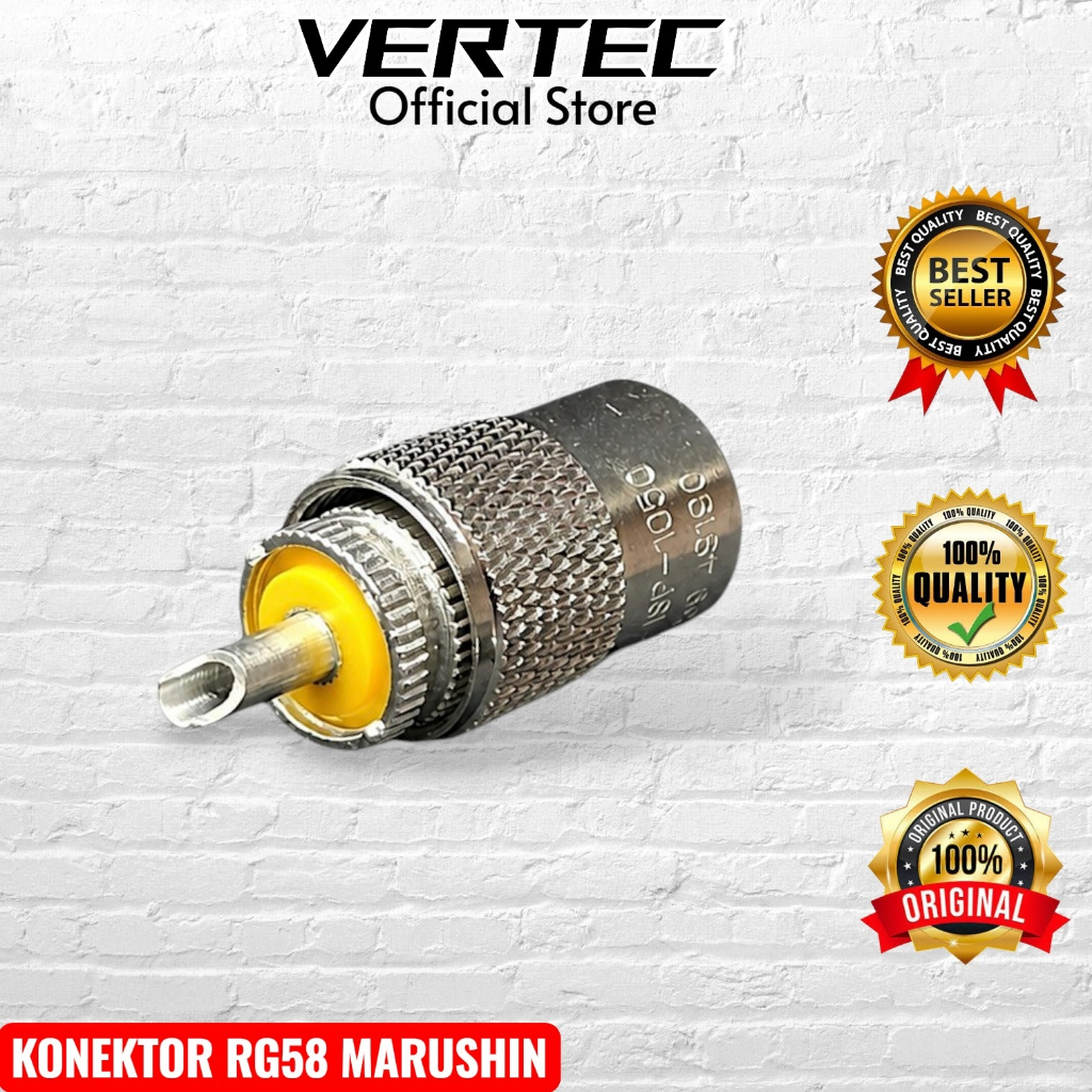 MARUSHIN RG58 Connector สําหรับสายเสาอากาศ PL259 RG-58