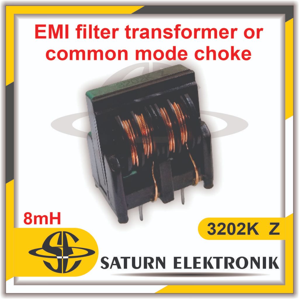 EMI Filter Transformer เพื่อเพิ่มเครือข่ายไฟฟ้าเสียงรบกวน 3202K 8mH 4P