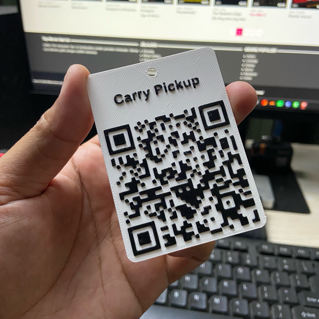 พิมพ์การ์ด QR นูน 3D MyPertamina Barcode Pertalite การ์ดพลังงานแสงอาทิตย์