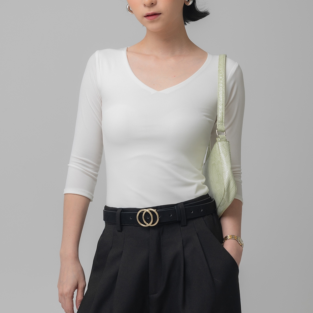 เอเวอร์ท็อป -1.0 | Vinna 3/4 Sleeve Top (คอ V)