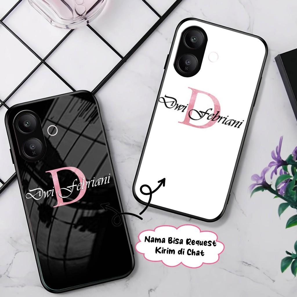 กรณีที่กําหนดเอง Softcase แก้วอะคริลิคสําหรับ Oppo A6C A6X RENO 15F VIVO Y05 Y11D V70 FE S4MSUNG A27