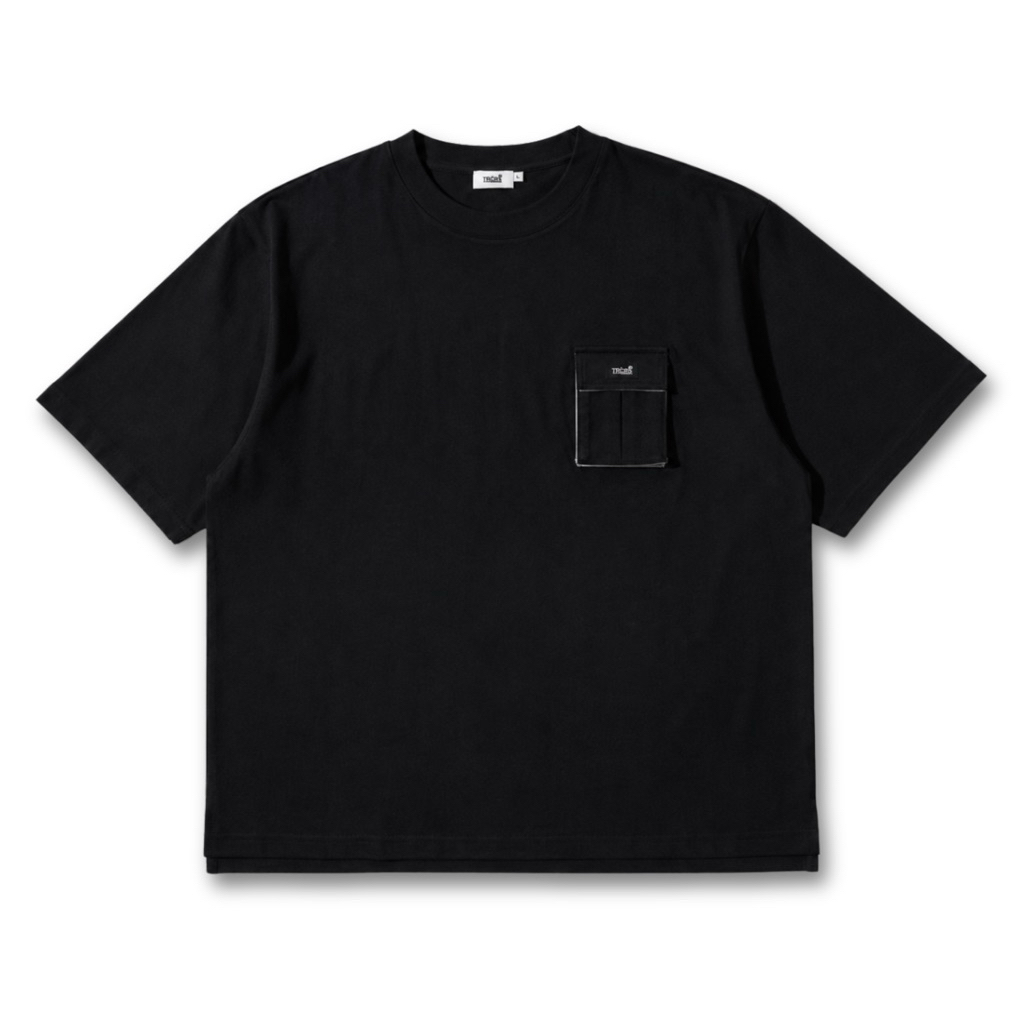 TCKRS 16s Heavyweight Oversize 3D Pocket T-Shirt Utility