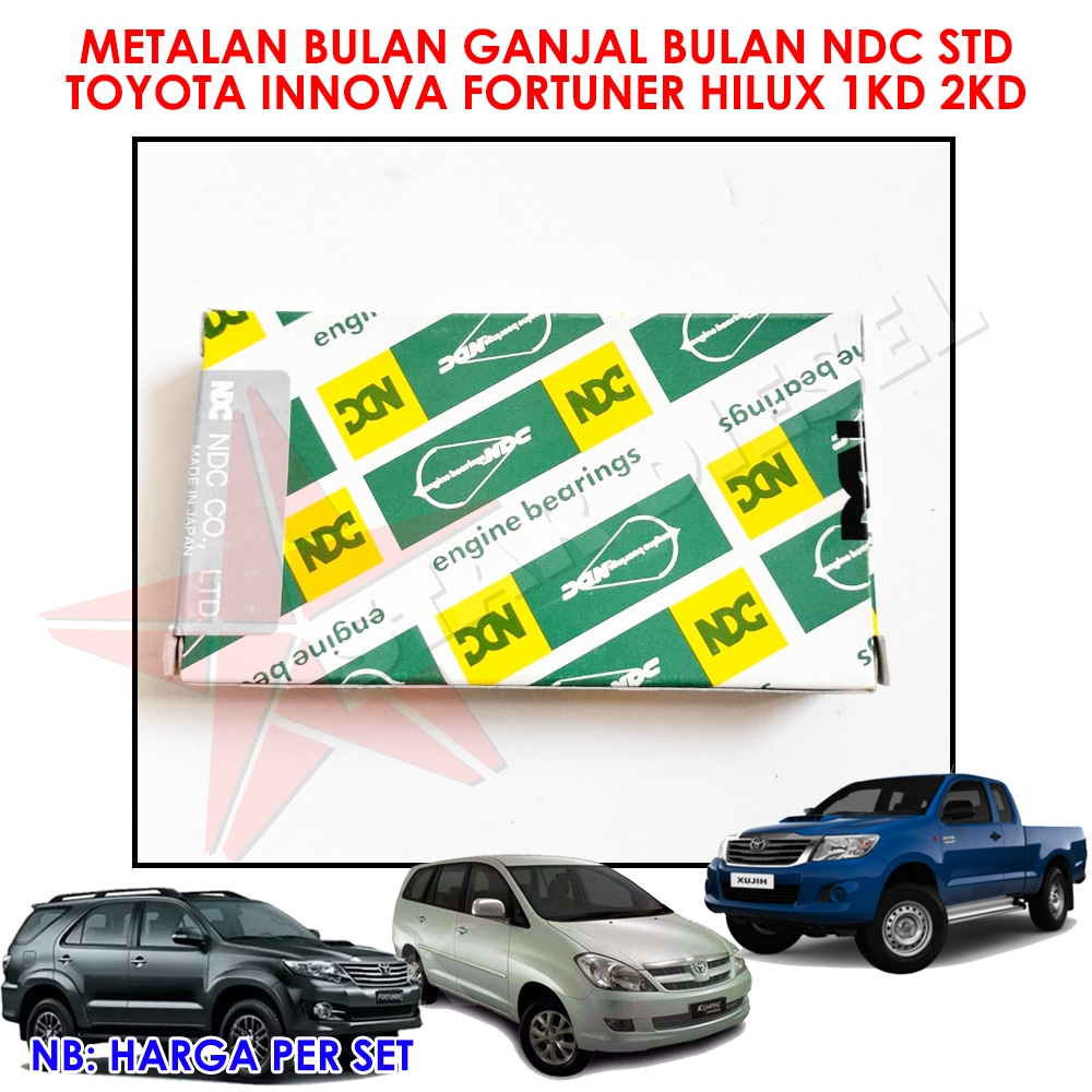 METALAN MOON GANJAL NDC STD 1KD 2KD TOYOTA INNOVA FORTUNER HILUX 1 KD 2 KD