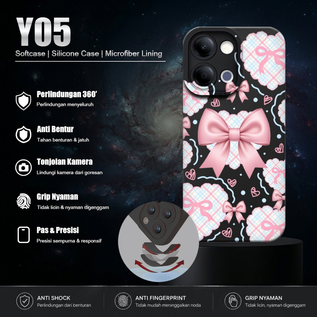 Softcase HP For Vivo Y05 - Casing Motif Y05 - Silicone Pro Camera HP Y05 - เคสยืดหยุ่น HP Y05 [MCF3]