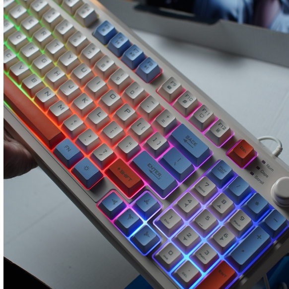 Xunfox K820 Lake Blue Wired Keyboard Mouse Set ex Review