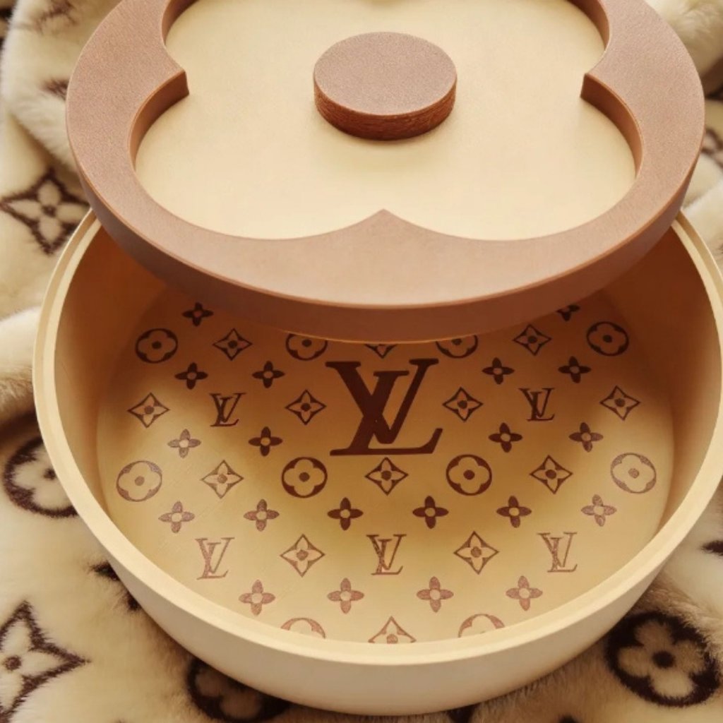 LV Round Jewelry Box LV Louis Jewelry Box