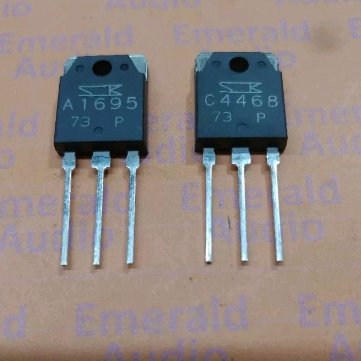 ทรานซิสเตอร์ A1695 C4468 SANKEN ORIGINAL TR 2SA1695 2SC4468