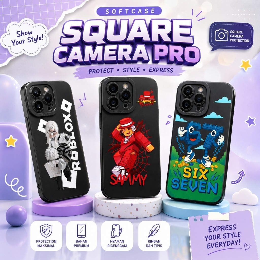 Roblox Motif HP Softcase สําหรับ OPPO A6X A6C [IP-4] A6T A6T PRO OPPO A5i A5X A5 PRO A3X A3 5G RENO 