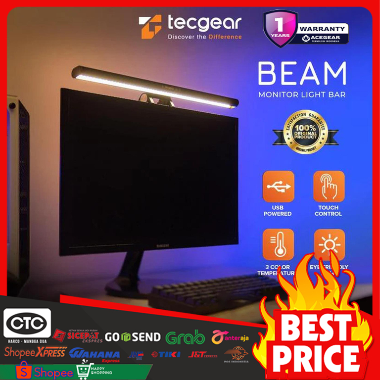 LAYER TECGEAR BEAM LIGHT BAR MONITOR - ไฟ LED MONITOR SCREEN