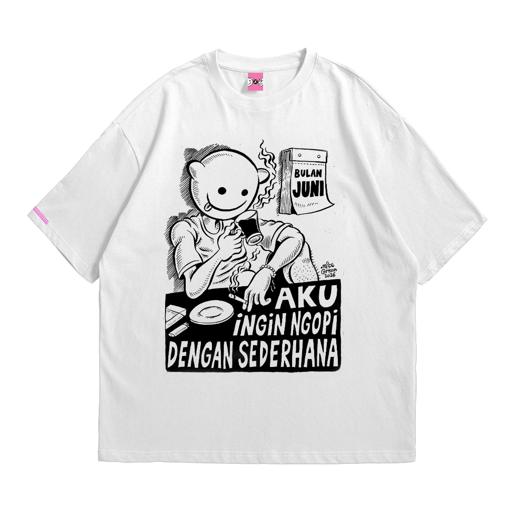 เสื้อยืด Jason Ranti & Mice Misrad I Want to Coffee With Simple White