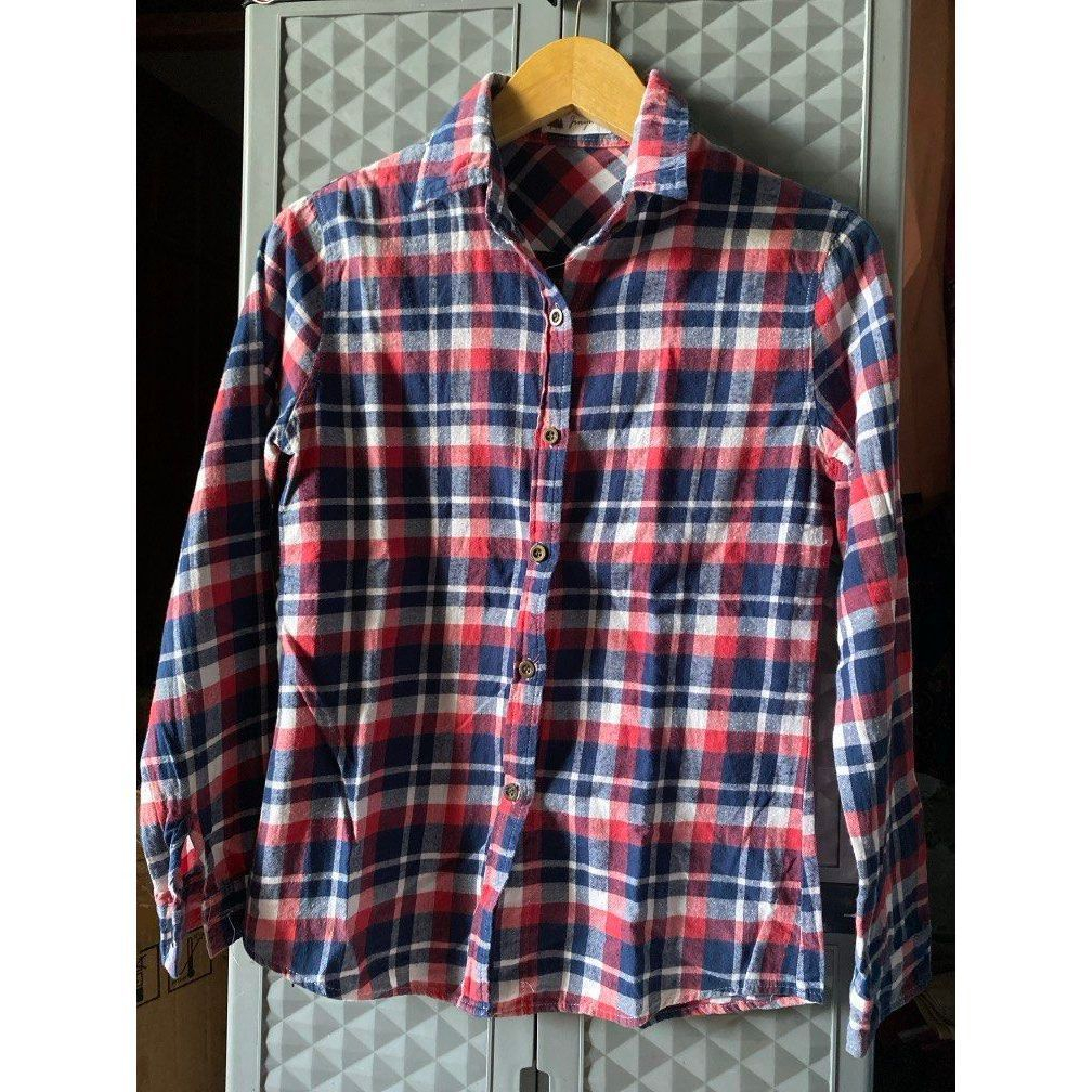 KEMEJA Flannel Shirt - Ld 82cm P 63cm