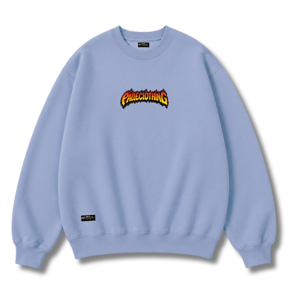 LOKAL Crewneck Sweater สําหรับผู้ชายและผู้หญิง ล่าสุด Oversize Distro 2026, Pale Clothing Motif, Gre