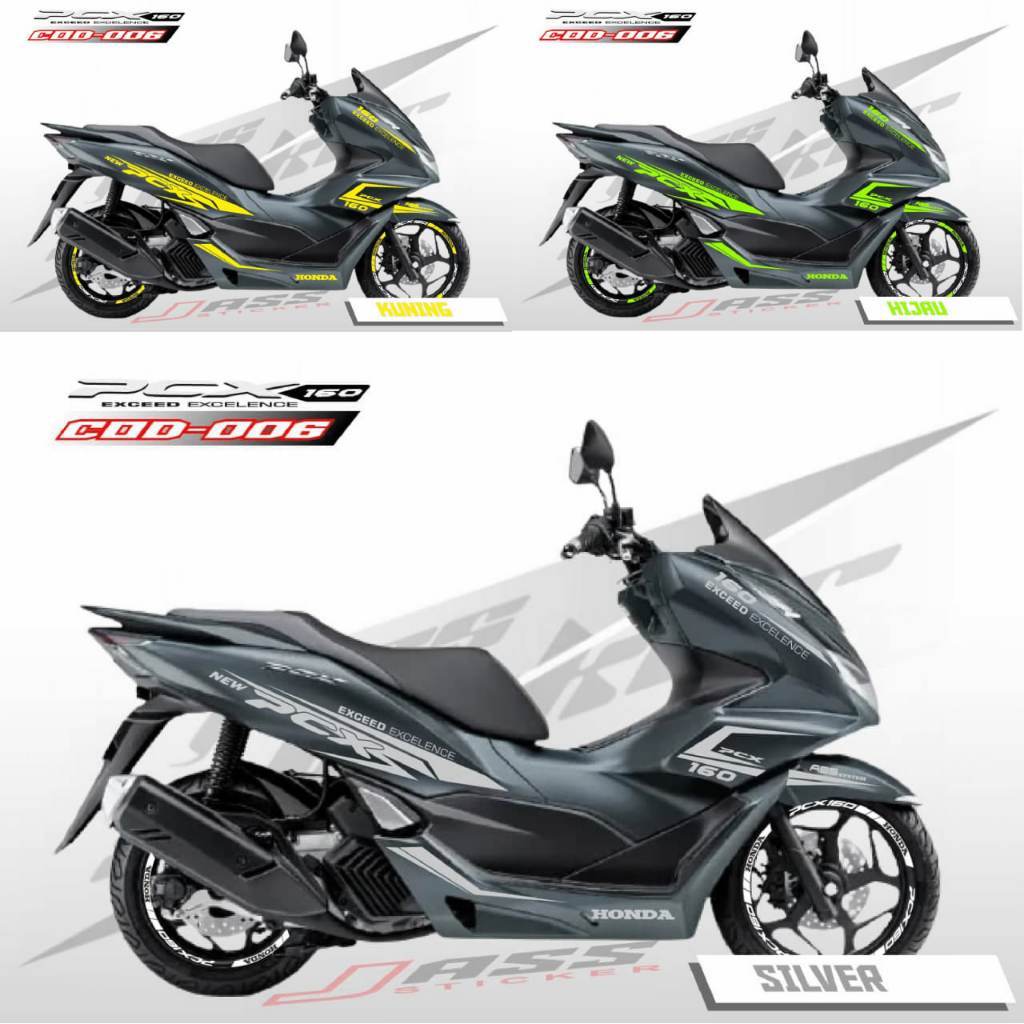 สติ๊กเกอร์ตัด PCX 160 + สติ๊กเกอร์ RIM / PCX 160 STRIPPING STICKER / P06