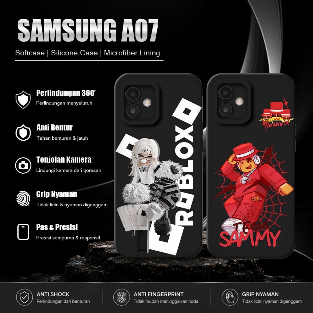 Softcase HP สําหรับ Samsung A07 - เคส HP สําหรับ Samsung A07 - ปลอก HP สําหรับ Samsung A07 - ตัวป้อง