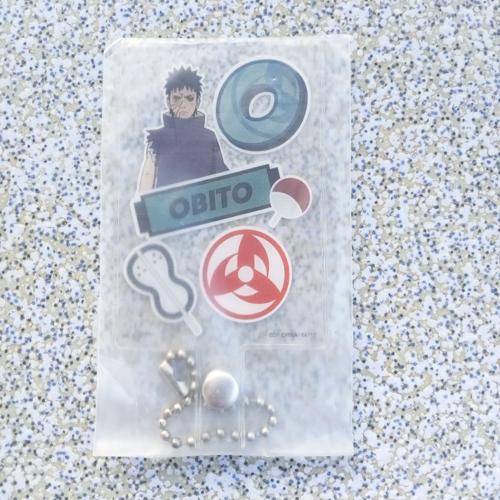 NARUTO สินค้าอย่างเป็นทางการ obito uchiha อะนิเมะ mrch พวงกุญแจ